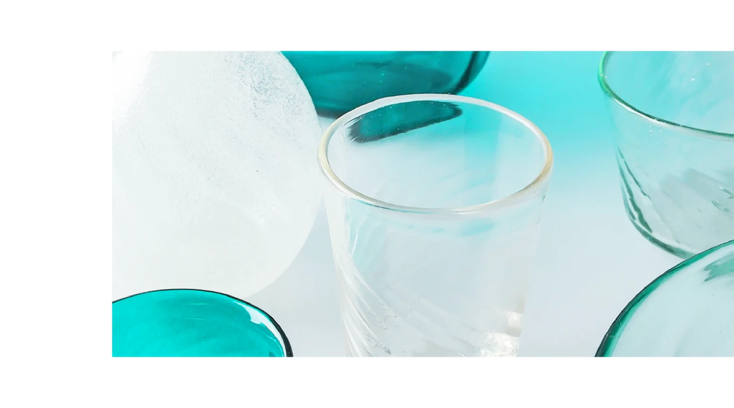 グラスのコップ